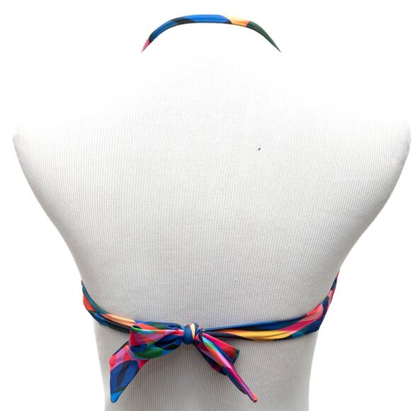 2 Trina Turk Multi-Color Bandeau Bikini Tops Size 4 - Picture 8 of 12